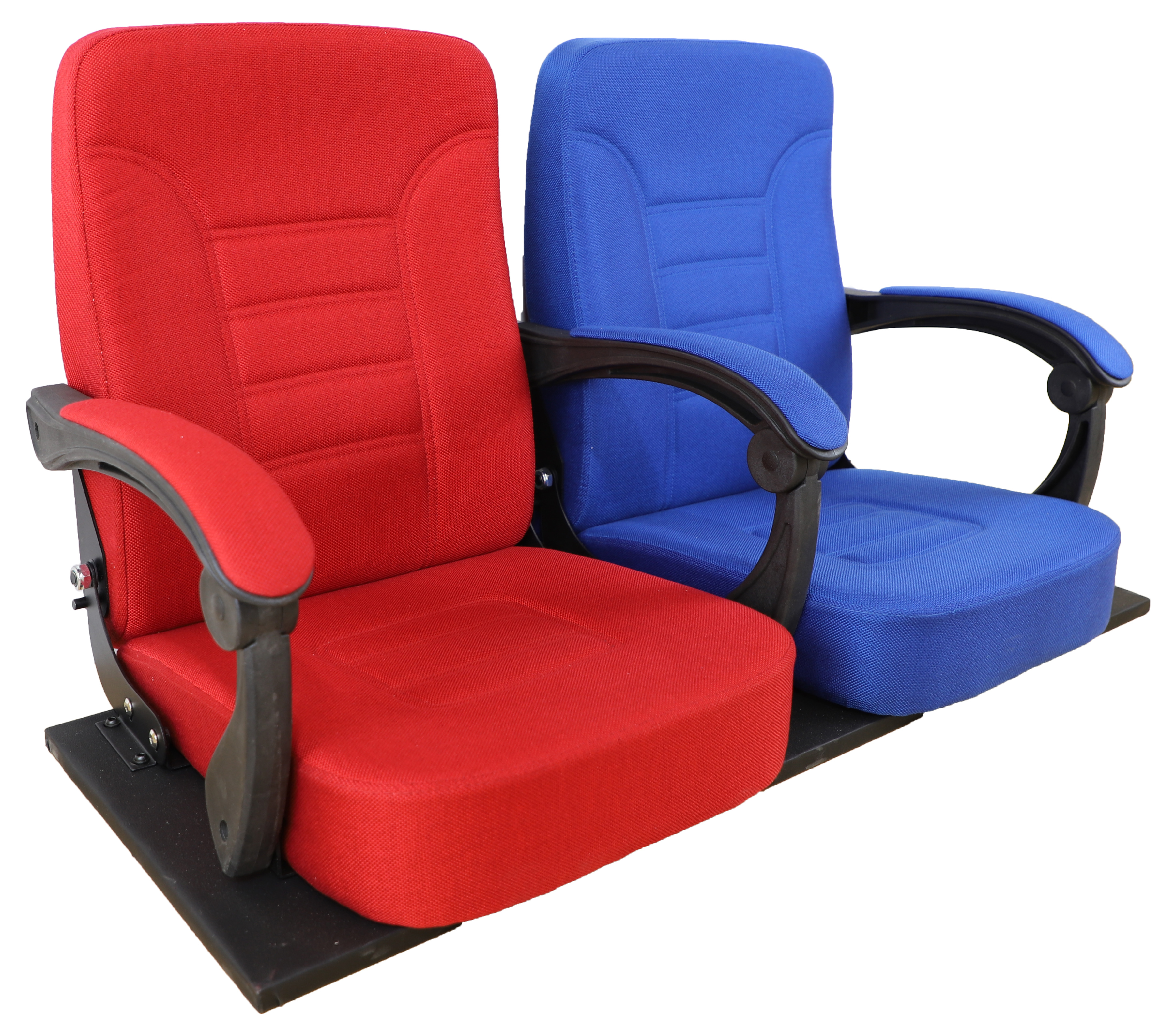 前置式高靠背折疊翻板軟包椅伸縮看臺(電動/手動) 前置式高靠背折疊翻板軟包椅伸縮看臺(電動/手動)