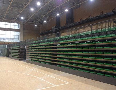 郴州柿竹園礦山固定看臺+伸縮看臺