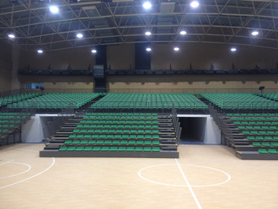 郴州柿竹園礦山固定看臺+伸縮看臺