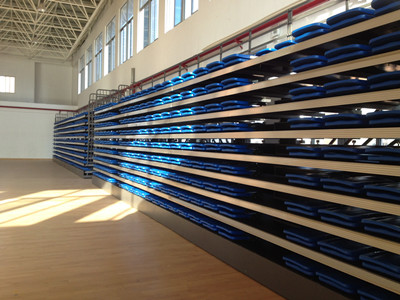 廈門蔡塘學校體育館伸縮看臺