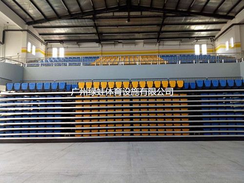 廣州大學附屬中學一層雙排伸縮看臺