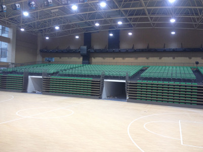 郴州柿竹園礦山固定看臺+伸縮看臺