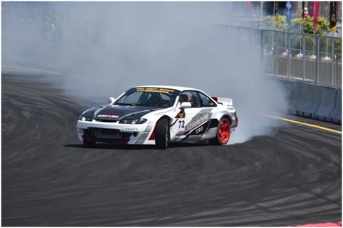 綠蛙看臺(tái)助陣深圳國(guó)際車窗SMA國(guó)際漂移嘉年華