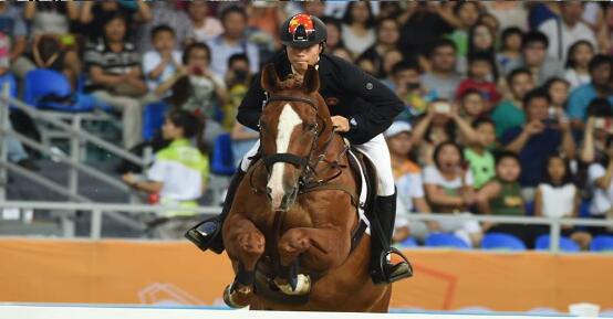 綠蛙看臺正式亮相南京青奧會馬術比賽