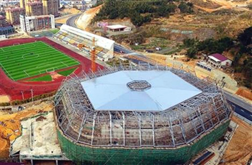 光澤縣室內(nèi)體育館室內(nèi)看臺