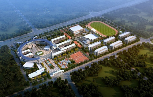 荊州中學(xué)新校區(qū)體育館伸縮看臺(tái)