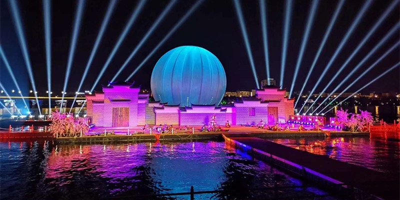 《遇見武寧》大型實景水秀正式全球首演自然條件，綠蛙看臺邀您共賞