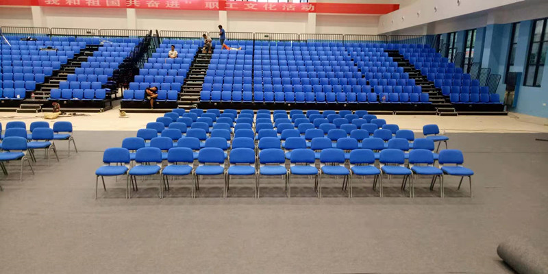 慶國(guó)慶70周年國(guó)網(wǎng)電力益陽(yáng)分公司體育館及看臺(tái)火速上線(xiàn)