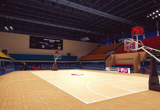 邢臺礦體育館看臺設(shè)計