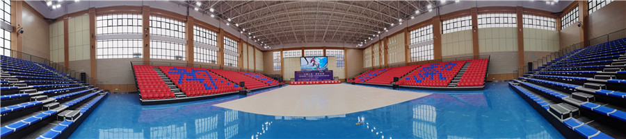 山丹新城區(qū)全民健身中心體育館看臺(tái)座椅