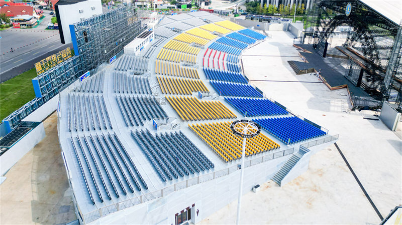 青島啤酒節(jié)看臺座椅布置